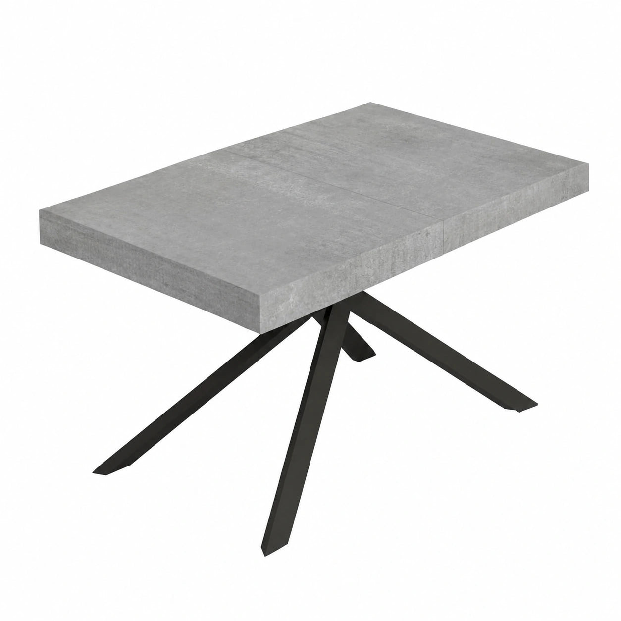 Ausziehtisch – 244 × 90 cm, Anthrazit