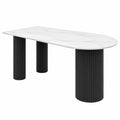 Esstisch – für 4–6 Personen, 120 cm, rechteckige Form, ovale Form, für Esszimmer und Büro