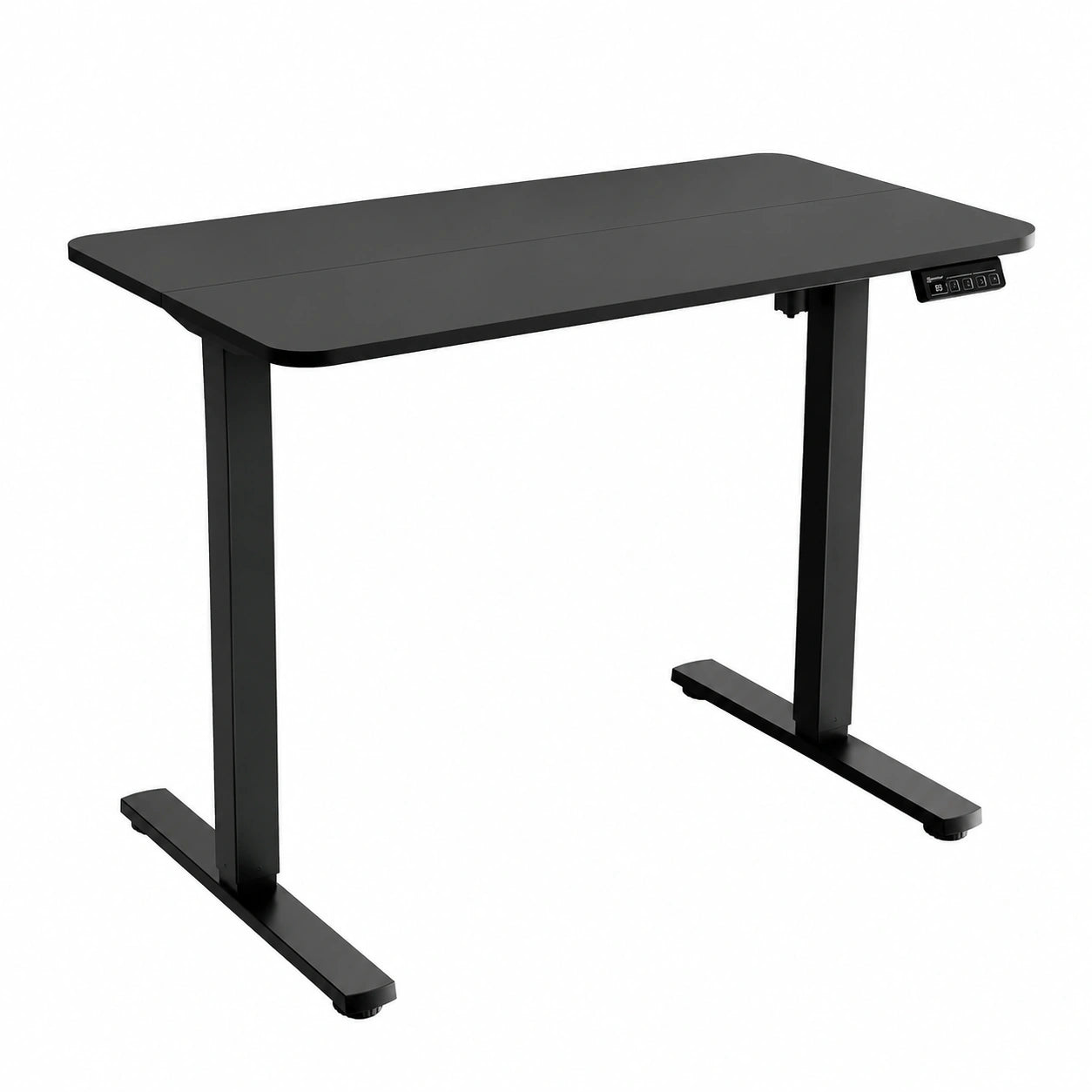 Schreibtisch – 90 × 60 cm, höhenverstellbar, elektrisch, Schwarz