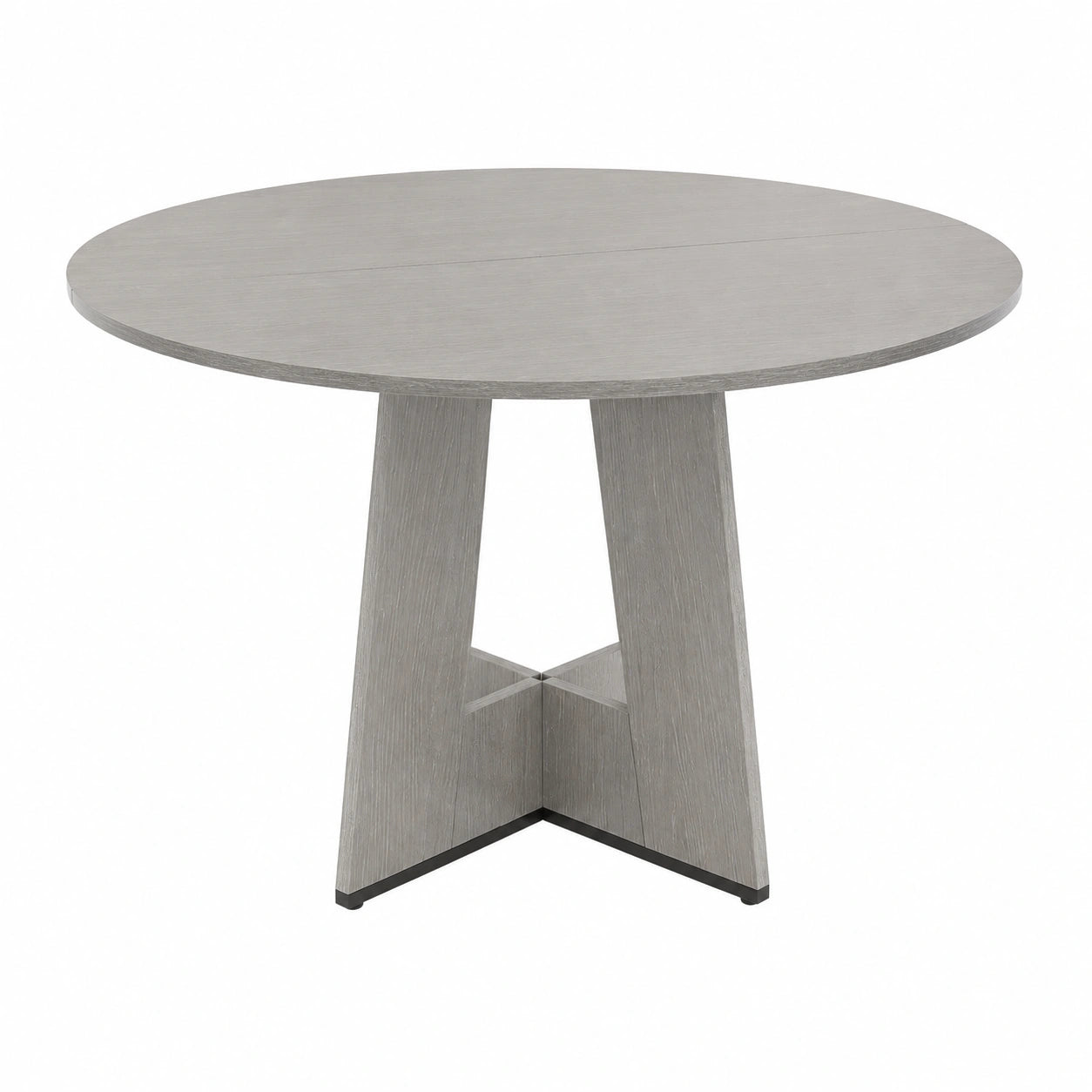 Esstisch – für 2–4 Personen, 120 cm, runde Form, Grau, für Küche und Wohnzimmer