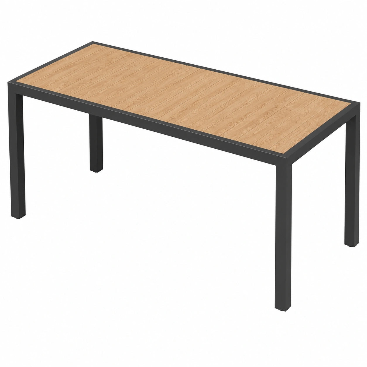 Gartentisch – 150 cm, aus Aluminium, für Garten und Terrasse