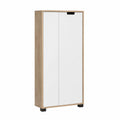 Highboard – 59,8 × 19,5 × 124 cm, aus Eichenholz