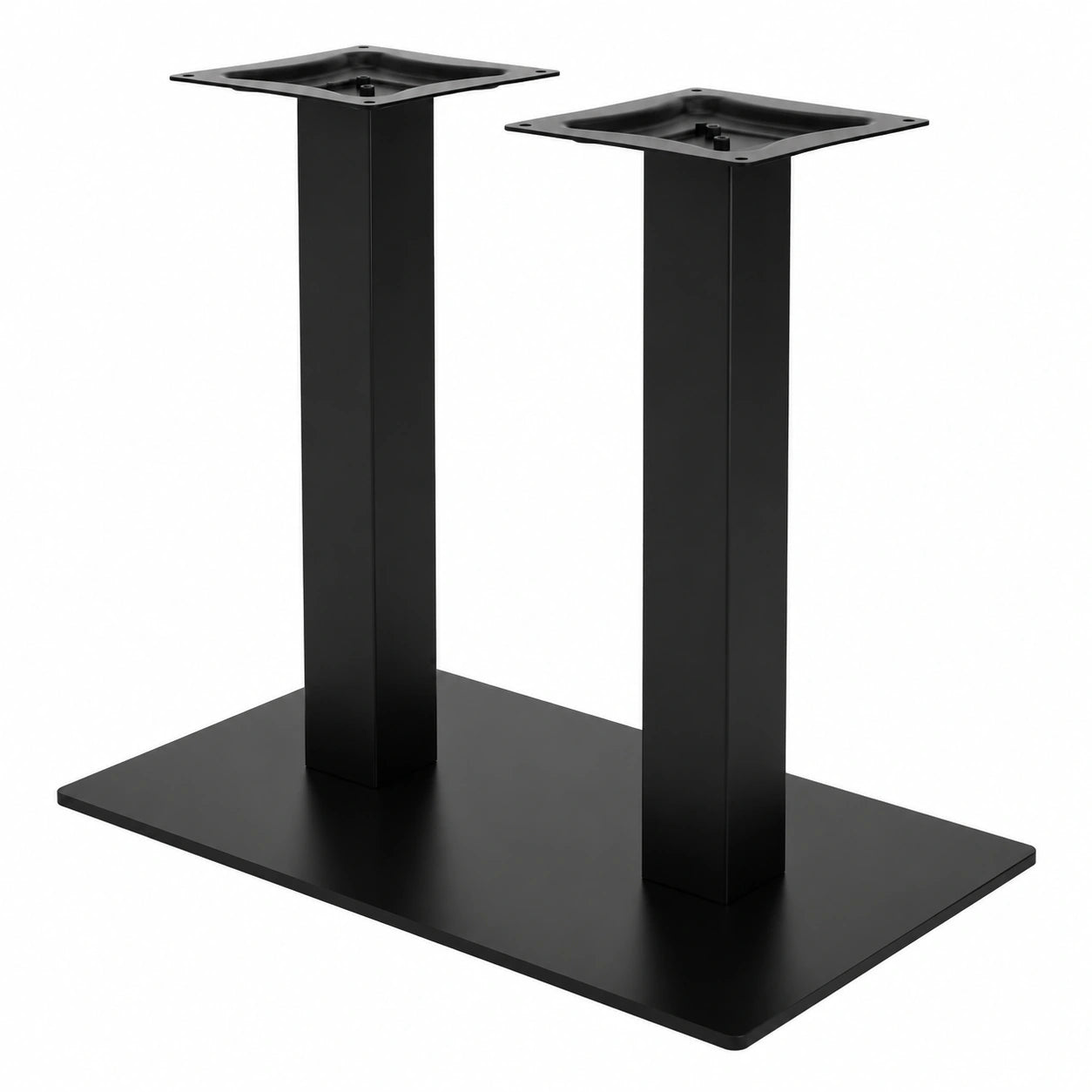 Tischgestell – 70 × 43 cm, aus Stahl und Metall, Schwarz