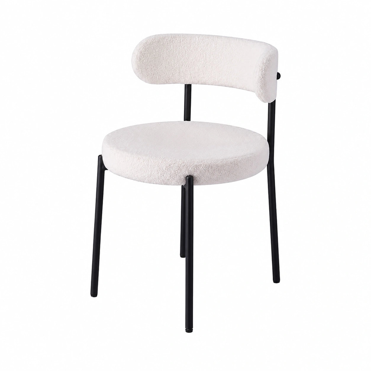 Esszimmerstuhl – 4er-Set, gepolstert, aus Samt, für Esszimmer, Wohnzimmer und Schlafzimmer