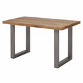 Esszimmertisch – für 4–6 Personen, 145 × 90 cm, moderner Stil, aus Massivholz und Eichenholz