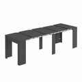 Tisch – 237 × 90 × 78 cm, ausziehbar, Anthrazit