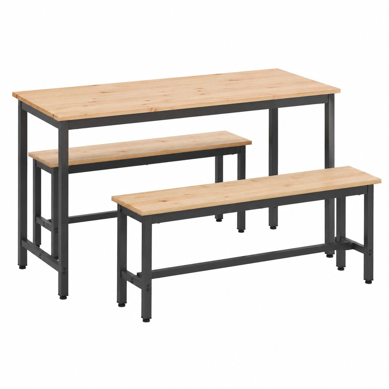 Esstisch – 110 × 55 × 75 cm, skandinavischer Stil, aus Kiefernholz, Naturfarben, für Esszimmer, Küche und Wohnzimmer