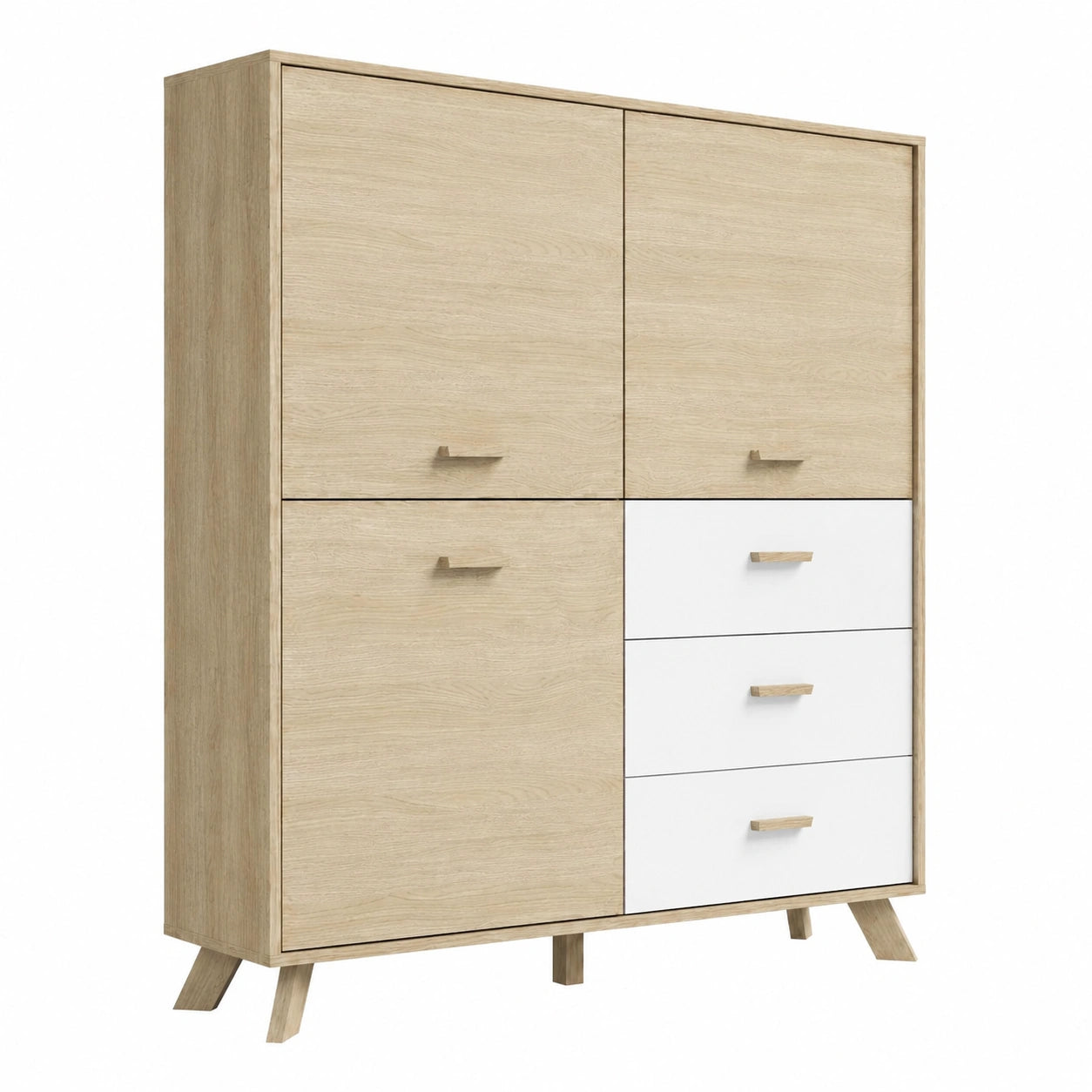 Highboard – mit Stauraum, mit Schubladen, mit mehreren Türen